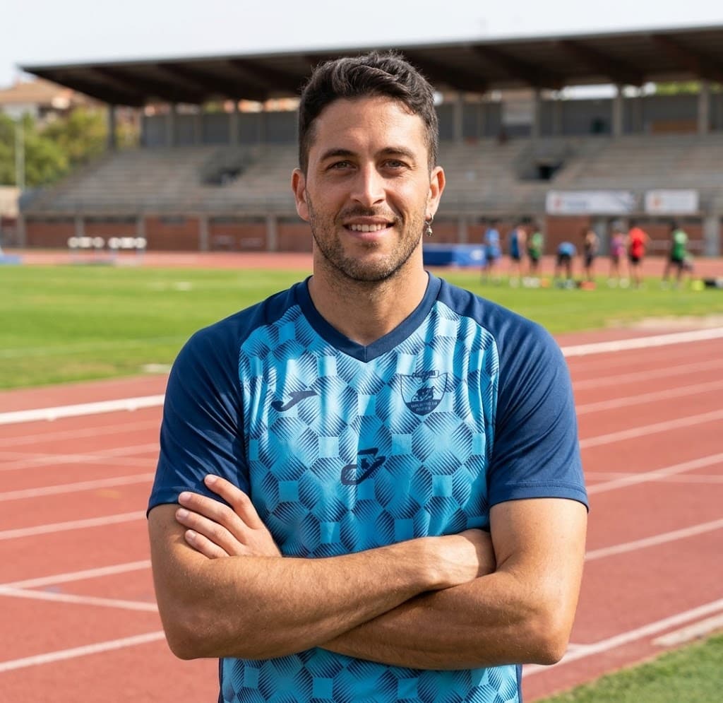 Tu entrenador, en la pista de atletismo
